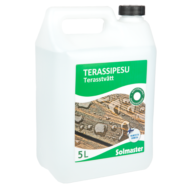 Terassipesu -käyttövalmis